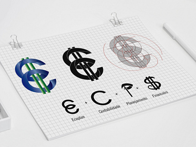 Logo3 Ecoplan - Medidas E Conceito brand branding conceito logotipo logotype marca