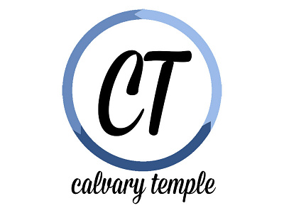 Calvary Temple Assembly of God branding church circle logo