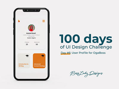 Userprofile-1 daily 100 challenge dailyuichallenge