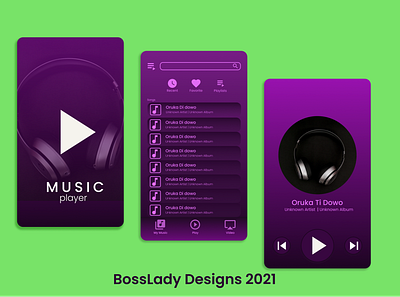 MusicPlayer Day 9 daily 100 challenge dailyuichallenge design figmadesign