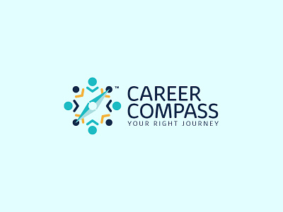Career Compass career design graphic graphicdesign icon identity logo work youth