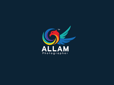 Allam Photographer camera design graphic logo photographer logo
