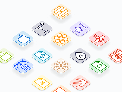 Nectar - GitLab Project Avatars git glyph icon illustration repo ui