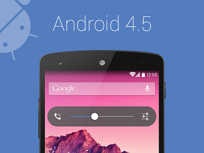 Android 4.5, part 1 - Pixel Shift 4.5 android app kitkat mockup redesign ui