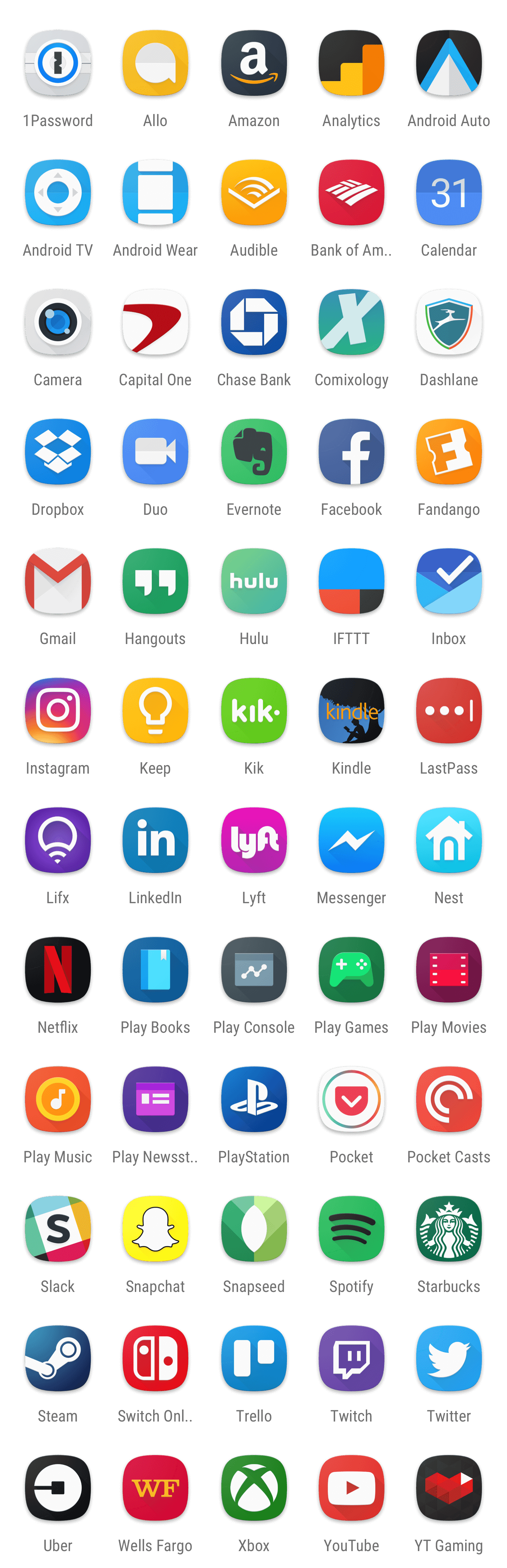 All icons   squircle