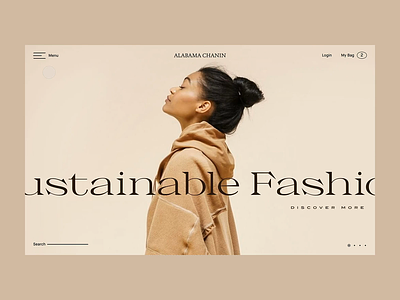 Homepage & Menu Interaction animation app concept creative design ecommerce fashion fullscreen homepage interaction menu principle product scroll transition typography ui ux web zoom