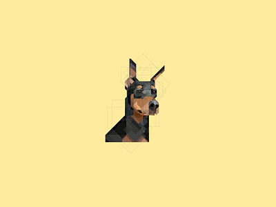 Doberman Geometrico