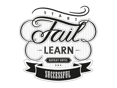 Fail fail learn posterama start