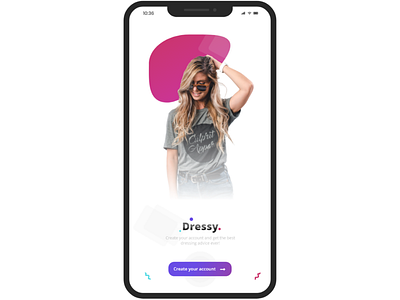 Dressy | Mobile App app design logo mobile app design ui ux