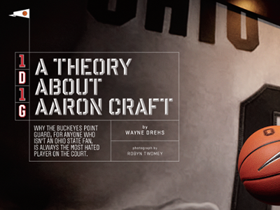 A Theory About Aaron Craft allan peters espn the magazine robyn twomey