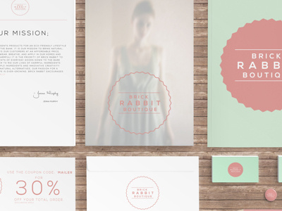 Brick Rabbit Boutique asbury boutique branding cycle creative