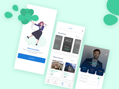 Investmate Mobile App design illustration ui uidesign uidesigns user interface design ux