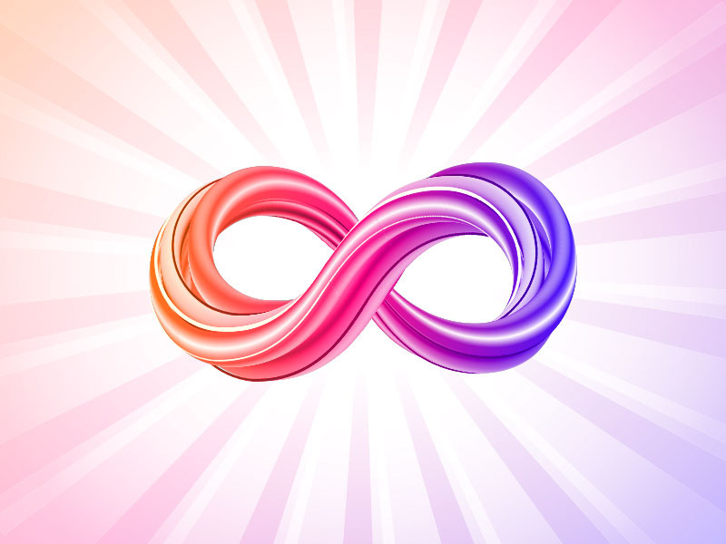 Infinity sign by Svitlana Chestnykh on Dribbble