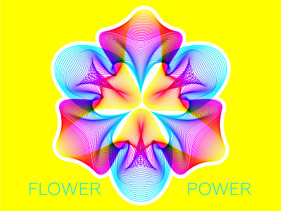 FLOWER POWER 01 blend fantastic fantasy floral flower flower power geometric jungle pattern tropical vector yellow