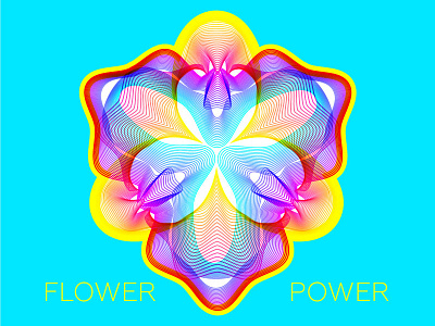 FLOWER POWER 03 blend blue fantastic fantasy floral flower flower power geometric jungle pattern tropical vector
