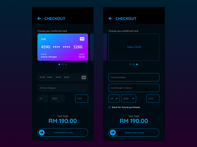 Credit Card Checkout app credit card credit card checkout credit card form credit card payment dailyui design ui ux