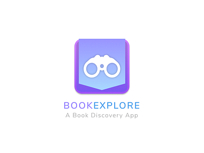 Book Explore App Icon app icon book dailyui design discovery explore
