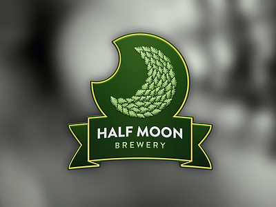 Half Moon Brewery brewery logo pump clip