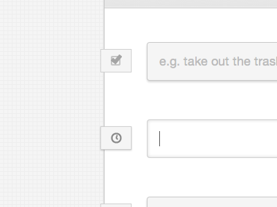 Interface check do form grid icons input list to todo ui web