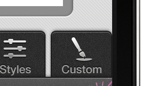 Custom bar ios iphone paint tab tab bar ui