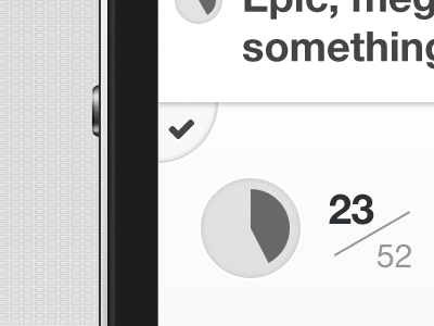 Pie app chart check complete fokus iphone pie progress tappcandy tick