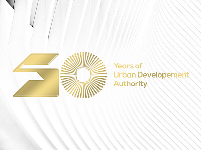 Urban Development Authority's 50th Anniversary Logo branding logo logomark