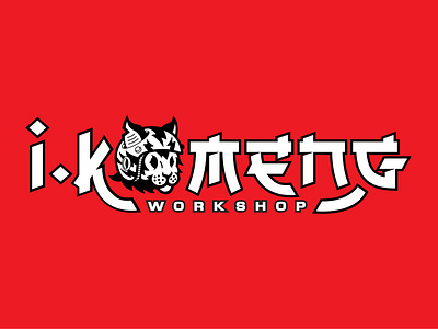 iKomeng Workshop Logomark + Logotype.