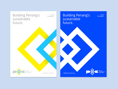 Penang Infrastructure Corporation (PIC) Brand Visual branding logo logomark