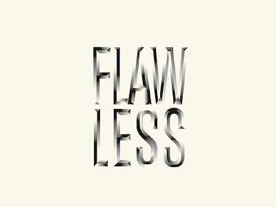 Flawless Graphic photoshop typography