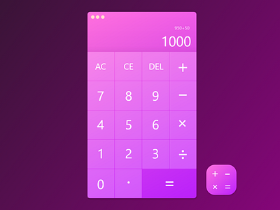 100 Days Challenge Day-004 Calculator