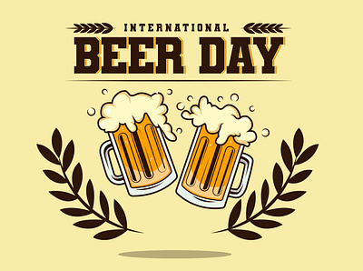 Beer Day Design branding design flat graphic design illustration logo typography vector