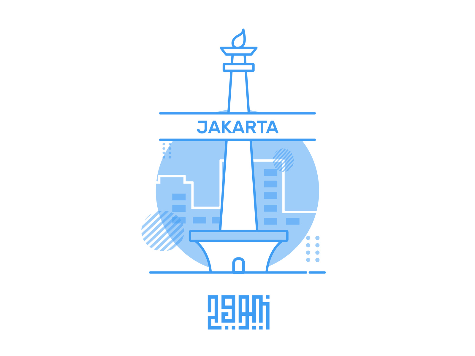 Icon Jakarta by Agam on Dribbble
