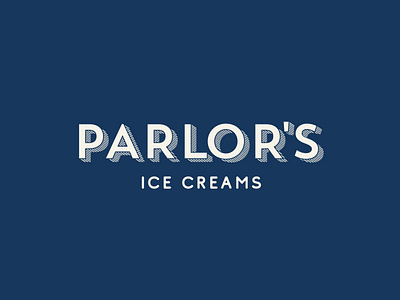 Vintage Ice-Cream Shop Logo Design