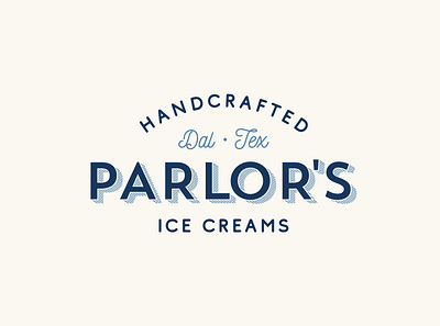 Vintage Ice-Cream Shop Logo Design branding combinationmark foodandbeverage graphic design icecream logo typography