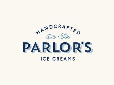Vintage Ice-Cream Shop Logo Design