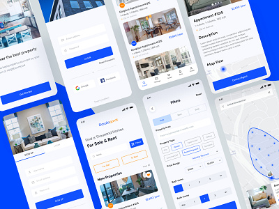 Real estate IOS Mobile app app application best shot buy clean dashboard design graphic design house interface ios mobile app design mobile ui realestate realestateagent sell ui ux web web deisgn