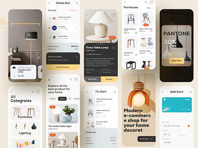 eCommerce mobile app design