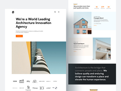 Architect Website Landing page 2021 best shot agency architect best shot branding design dribbble best shot house mobile app design on demand product design real estate typography ui ui design ux ux design web website website design