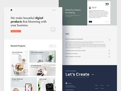 Dudeshape Digital Agency Website design