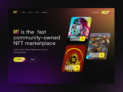 #Exploration - Web  NFT marketplace