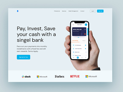 Digital Banking - Web & Mobile banking best shot branding crypto design finance fintech graphic design hero section mobie app mobile app design nft online banking online wallet product design trendy ui design ux design wallet website