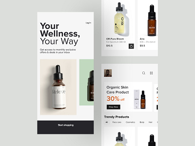 Organic Skin care eCommerce app