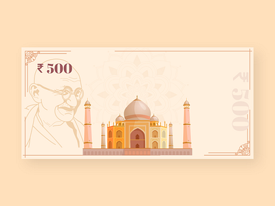 Dribbble Currency Challenge | Money | Indian currency