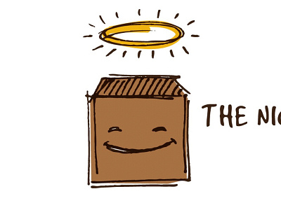 The Nice Package box branding condoms design halo identity logo nice package smirk