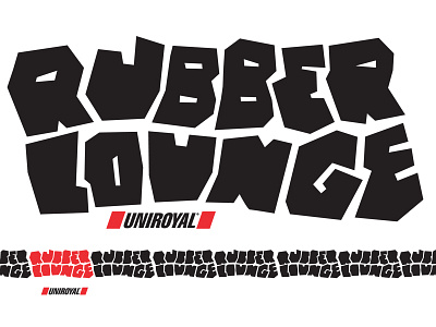 Uniroyal Rubber Lounge branding cars logo lounge rubber skid marks skidmarks tires tracks trails uniroyal wheels