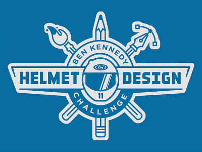 Ben Kennedy Helmet Challenge art branding challenge design helmet logo nascar racing