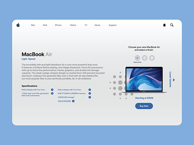 Apple New MacBook Shopping Website for Apple