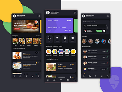 Swiggy concept for food delivery with multiple crypto included