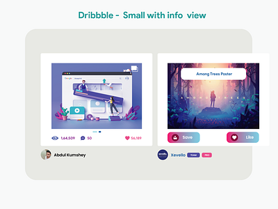 New Grid View - For Dribbble design html 5 illustration modern ui modern website ui ux vector web page design website