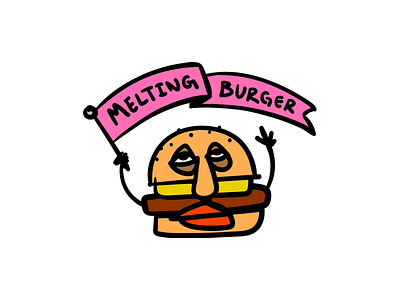 Meltingburger design logo spokane wedding